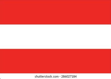 Austria Flag Colors Proportions Original Vector Stock Vector (Royalty Free) 286027184 | Shutterstock