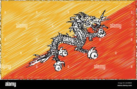 Flag Bhutan Vector Vectors Hi Res Stock Photography And Images Alamy