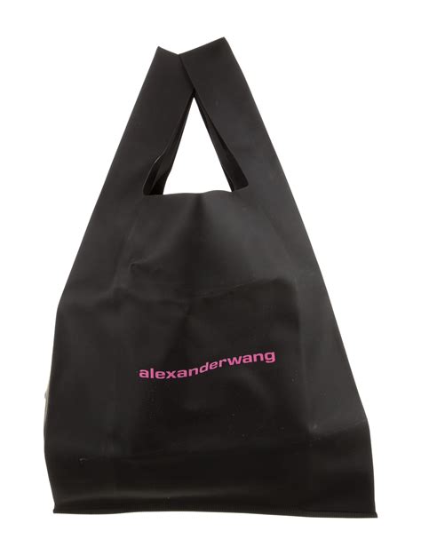 Alexander Wang Rubber Tote Bag Black Totes Handbags Alx130425