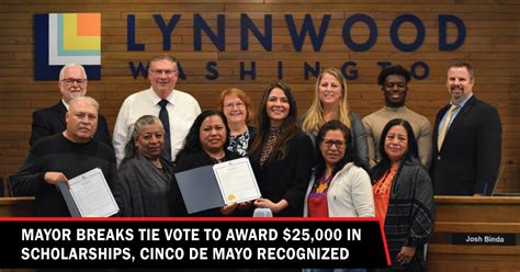 Lynnwood Mayor Breaks Tie Vote To Award 25000 In Scholarships