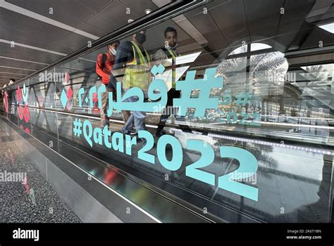 Fußball FIFA World Cup Qatar 2022 Preview Doha Katar 14 Oktober