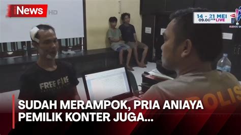 Perampok Aniaya Pemilik Konter Pulsa Di Labuhanbatu Selatan Ditangkap