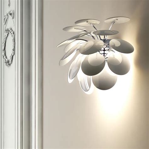 marset Discocó A wall light chrome white A620 100 REUTER