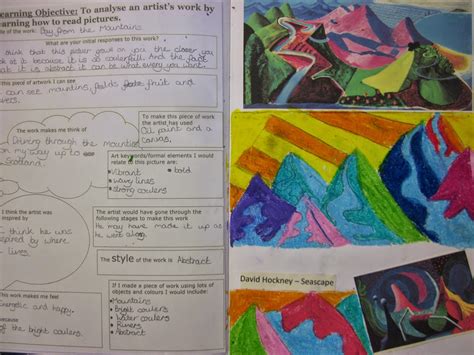 Gomersal Primary School Art: Year 6 - David Hockney artist analysis