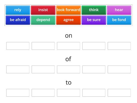 Prepositions Group Sort