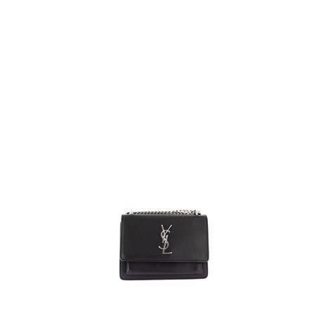 Sacs Saint Laurent Sunset Noir D Occasion Monogram Paris