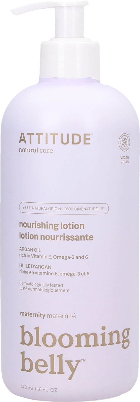 Attitude Blooming Belly Natural Nourishing Argan Lotion 473 Ml Ecco