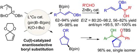 Copper I Catalyzed Enantioselective Synthesis Of α Chiral Linear Or Carbocyclic E γ