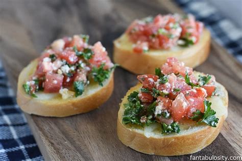 Easy Bruschetta Recipe The Best So Addicting Fantabulosity