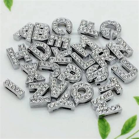 Free Shipping 130pcs 8mm Slide Alphabet Letters For 8mm Slide Etsy