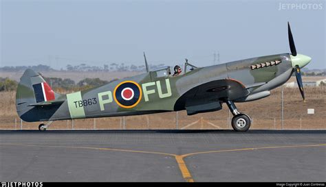 Vh Xvi Supermarine Spitfire Mk Xvi Private Juan Contreras Jetphotos