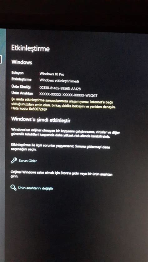 Windows lisansınızın süresi yakında dolacak hatası Technopat Sosyal