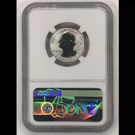 2018 S Silver ATB Quarter NGC PF 70 Block Island Silver Reverse Proof