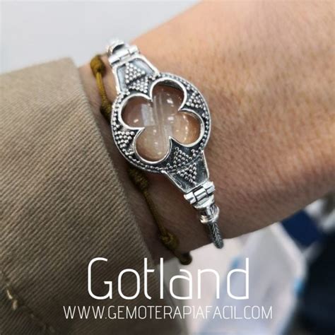 Pulsera GOTLAND Plata de Ley Gemoterapia Fácil Tienda de