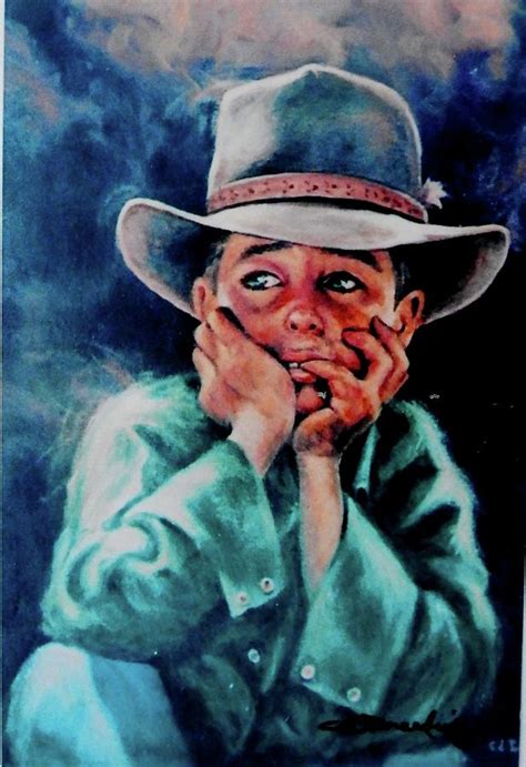 Boy Of Australia Painting By Ed Breeding Fine Art America