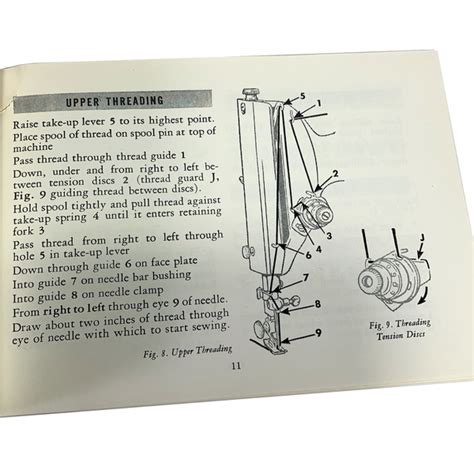 Singer 201 2 Sewing Machine Instruction Manual Vintage Original 1957