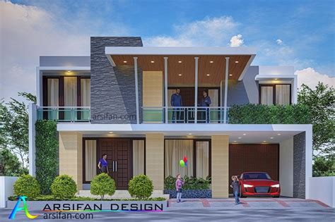 Desain Rumah 2 Lantai Lebar 12 Meter A22 Arsifan Project Bangun