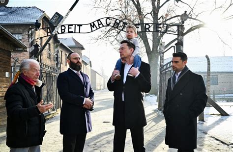 Under fire Musk visits Auschwitz ahead of Holocaust Memorial Day ...