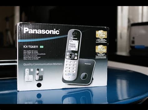 Panasonic KX TG6811 cordless phone Unboxing and Review - YouTube