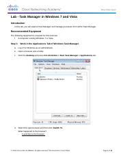 Sky Lab Task Manager In Windows And Vista Lab Task