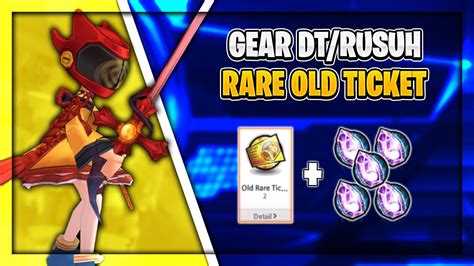 Rekomendasi Gear DT Rusuh Dari Old Rare Ticket Lost Saga Origin 50