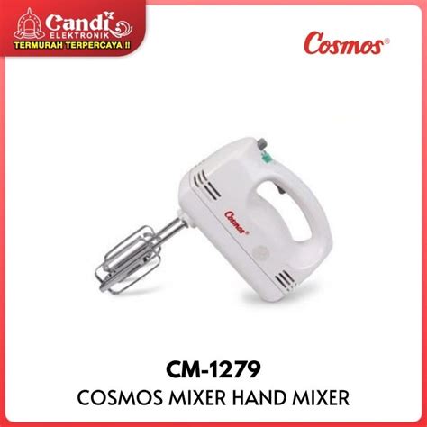 Jual COSMOS Hand Mixer Pencampur Pengaduk 5 Speed CM 1279 Shopee