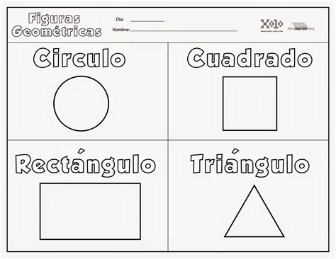 Moldes De Figuras Geométricas Para Imprimir Pdf Edukita