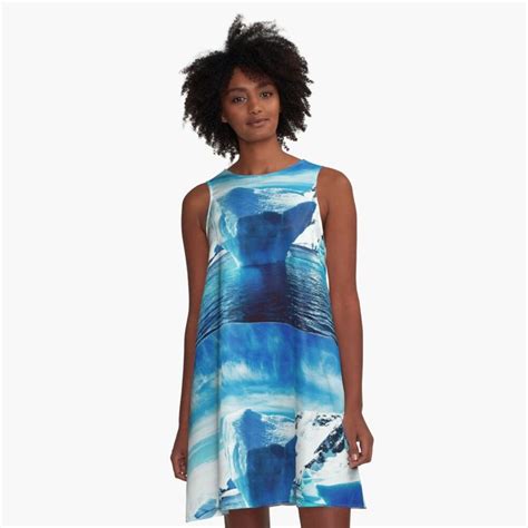 Blue Ocean Blue Water Water A Line Dress For Sale By Shahid1234