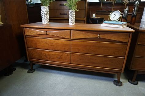 Mid Century Modern Bassett Dresser Free Shipping Etsy