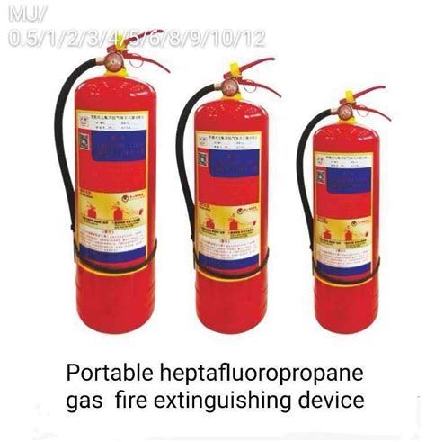 Portable Heptafluoropropane Gas Fire Extinguishing Device Fire