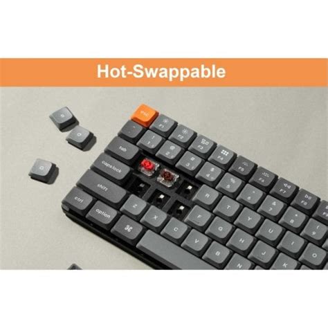 Keychron K Max Teclado Mec Nico Gaming Rgb Gateron Brown Hot Swap Gris Pccomponentes