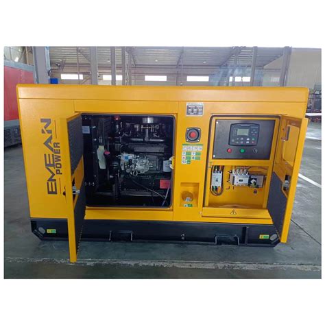 12kva Silent Diesel Generator Ac Three Phase Water Cooling 100kva