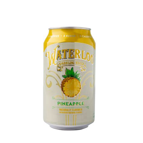 Waterloo Pineapple Sparkling Water 355ml Healthy Options