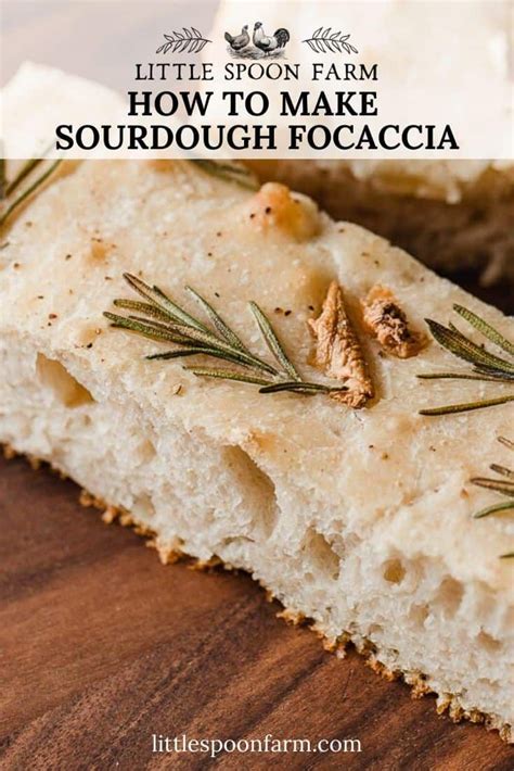 An Easy Overnight Italian Sourdough Focaccia Bread Recipe That Can Be