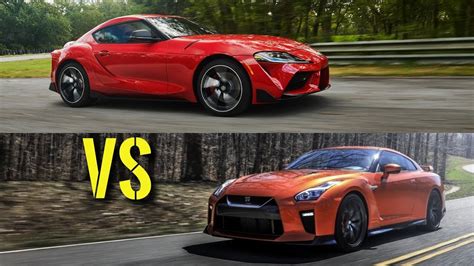 Toyota Supra 2020 Vs Nissan Gt R Youtube