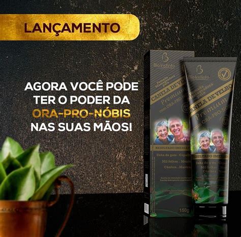 Pomada Massageadora Canela De Velho Premium 150g Ora Pro Nóbis