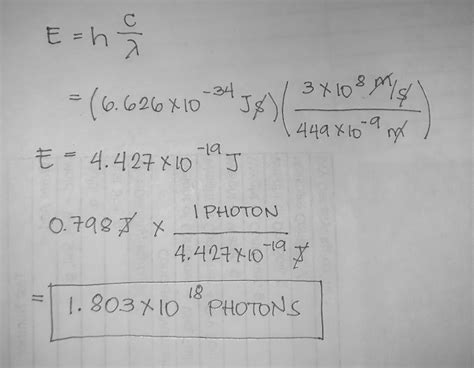 Solved How Many Photons Are Produced In A Laser Pulse Of J