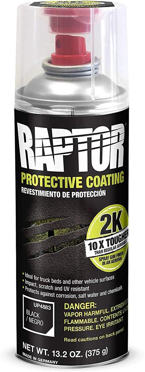 Amazon U POL Raptor 1K Bed Liner Aerosol Black 14 3 Ounce Truck