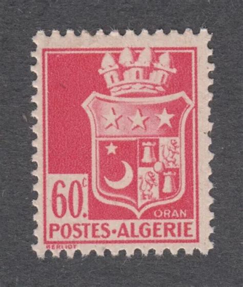 COLONIES FRANÇAISES Algérie Timbres Neufs N176 EUR 0 45