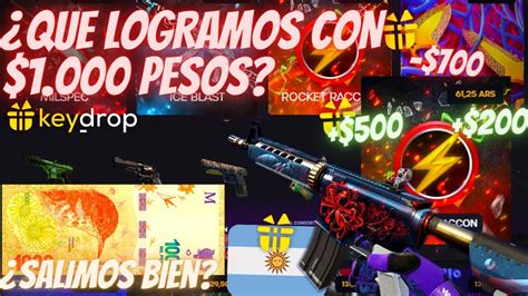 QUE LOGRAMOS Con 1 000 PESOS ARGENTINOS En KEYDROP ARGENTINO