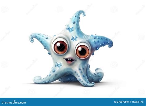 Super Cute Baby Starfish With Full Body View Massive Blue Eyes And Big