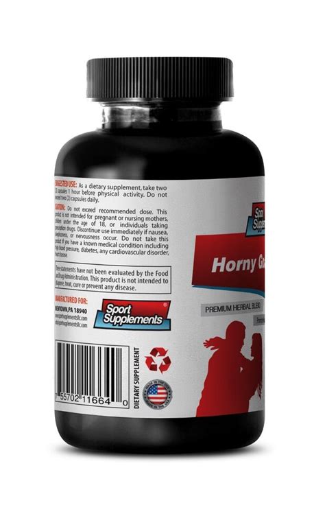 Sex Power Horny Goat Weed Mg Ss With Saw Palmetto Muira Puama