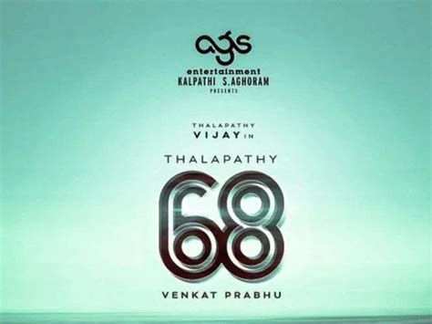 Thalapathy Vijay Venkat Prabhu The Goat Second Look Released Now The