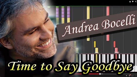 Time To Say Goodbye Andrea Bocelli Syntesia Youtube