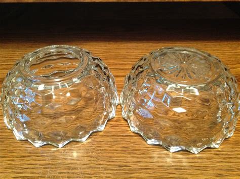 Fostoria American Clear Glass Votive Tealight Candle Holder Collectible 2 Pc Set Ebay Glass