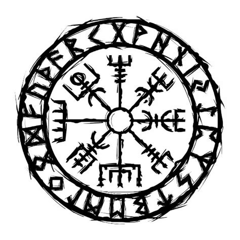 Viking Symbols SVG, Viking Runes svg, Vegvisir svg, Valhalla | Inspire ...