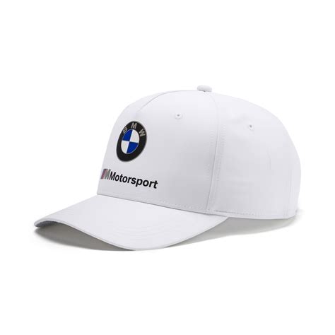 2019 Bmw Motorsport Baseball Cap White Hat Adults One Size Official