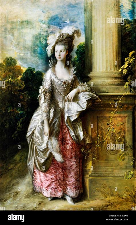 Thomas Gainsborough The Honourable Mrs Graham 1775 Oil On Canvas