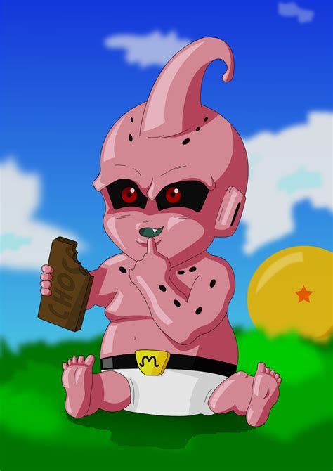 Baby Buu Likes Chocolate a Bunch!!! by Vegeta-Draws on DeviantArt