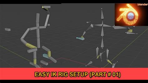 Very Easy Ik Rig Setup In Blender Youtube